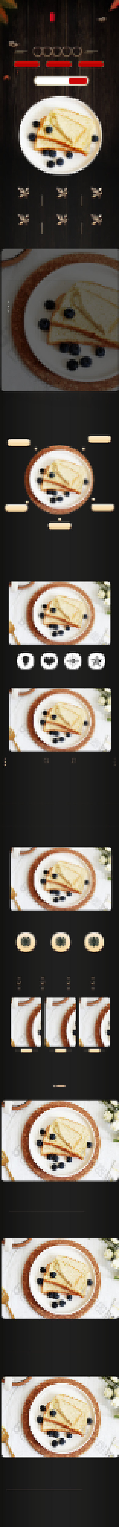 吐司面包糕点蛋糕食品美食详情页背景