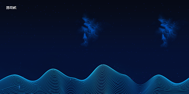 年会盛典公司年会简约科技展板背景