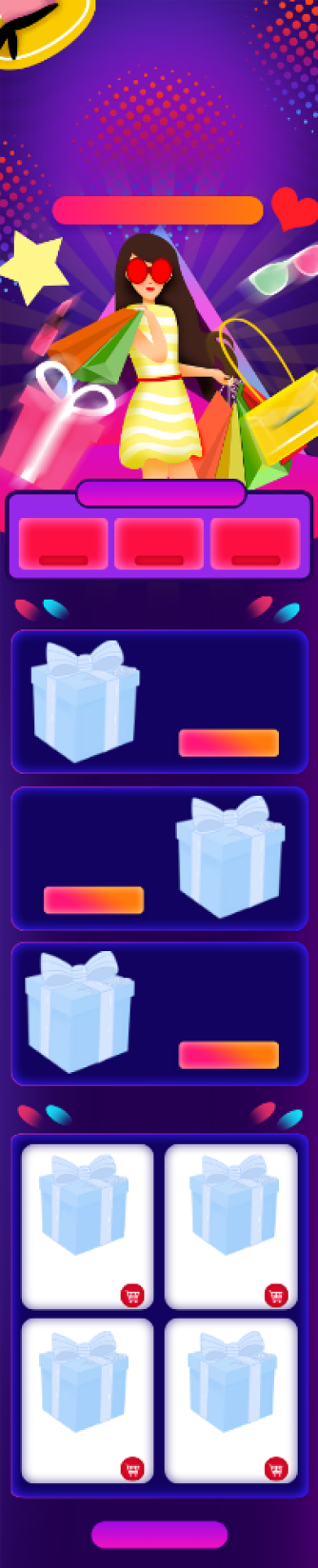 紫色渐变夏季大促狂暑季造物节淘宝首页背景