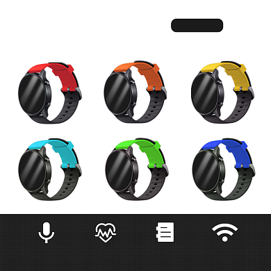 智能手表手环多色展示功能促销主图背景