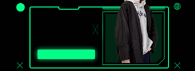 新势力周造物节男装秋装上新淘宝电商banner背景