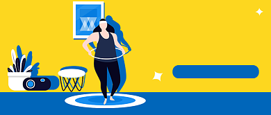 夏日减肥攻略公众号首图背景