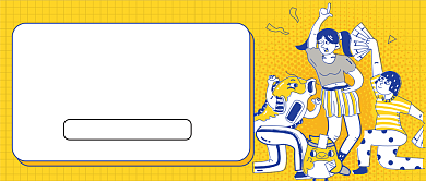 黄蓝撞色学习资料领取公众号首图背景