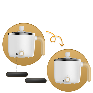 电饭锅小家电产品细节功能介绍主图背景