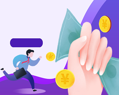 卡通职场攻略教育培训小程序封面背景