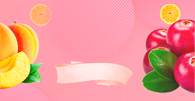 水果生鲜橙子黄桃山楂促销美食活动海报背景