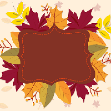 秋分传统节气清新简约公众号次图背景