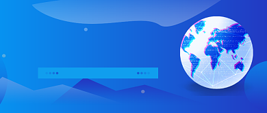 蓝色商务科技互联网公众号首图背景