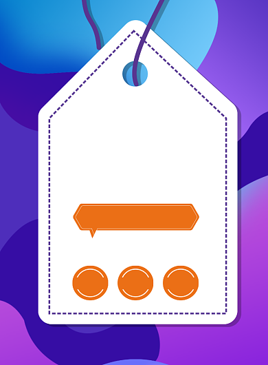 紫色渐变商场线下周年庆活动促销海报背景