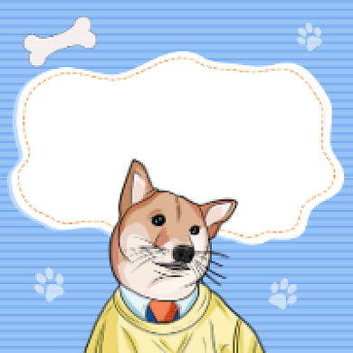 宠物领养可爱插画公众号次图背景