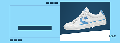 时尚小白鞋鞋子男鞋女鞋休闲运动鞋促销banner背景