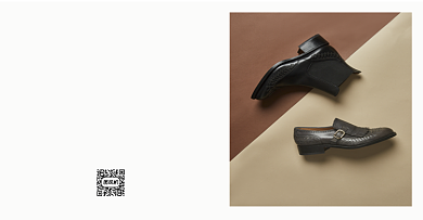 冬季潮品皮鞋时尚海报背景