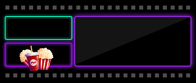 紫色电影院霓虹灯公众号首图背景