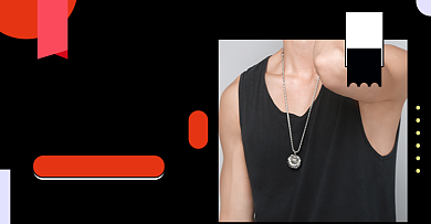 男装新势力周淘宝电商横版海报图背景