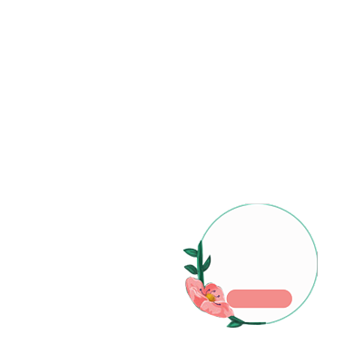 绿色植物清新女装花朵优惠券背景