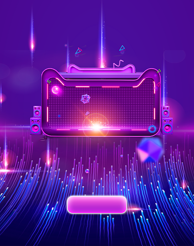 紫色双十一大促促销预售竖版海报背景