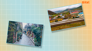 旅游日志简约清新手机横图背景