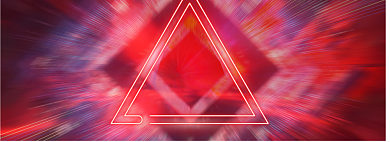 双12淘宝天猫朋克抖音故障风红色促销背景