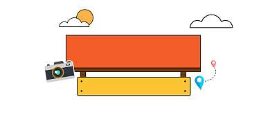 旅行记几何简约公众号logo背景