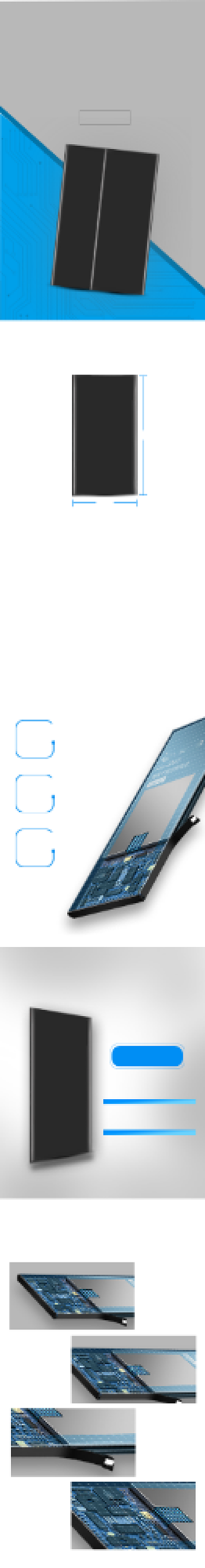 电池手机电脑笔记本电商详情页背景