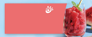 时尚饮品店水果店代金券优惠券背景