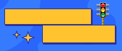 交通规范限速标志蓝色卡通公众号首图背景