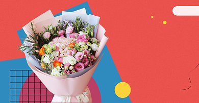 鲜花预定同城专送拼接背景背景