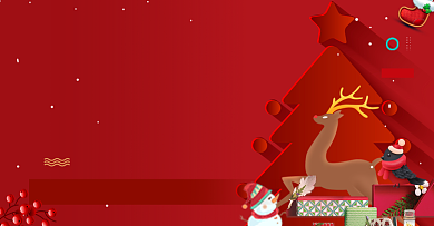 圣诞促销海报跨年时尚上新预售背景