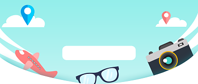 小众旅游地推荐创意清新公众号首图背景