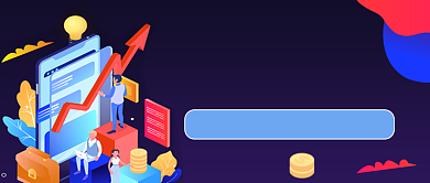 卡通投资理财公众号首图背景