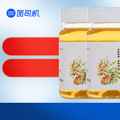 蜂蜜槐花蜜主图直通车背景