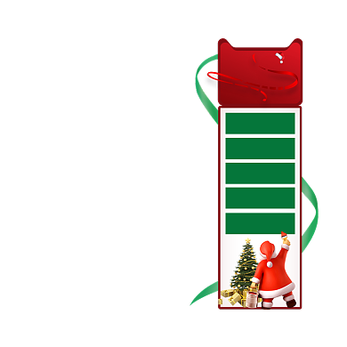 圣诞节悬浮条主图标签背景