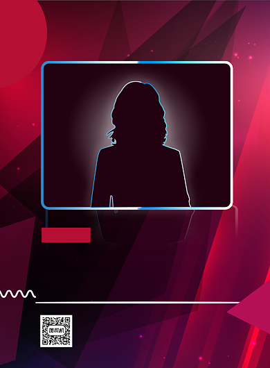 神秘嘉宾微商讲座宣传海报背景