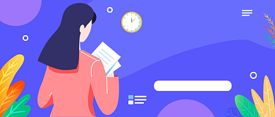 蓝色招聘暑期兼职公众号首图背景