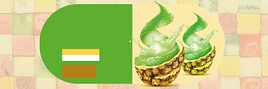 生鲜水果菠萝果汁美团海报背景