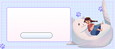 小清新卡通宠物生活馆新媒体首图背景