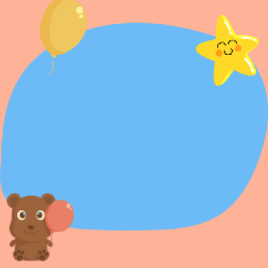 卡通儿童摄影公众号推送次图背景