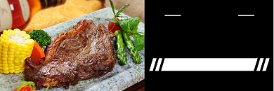 美团牛排促销国庆中秋海报背景