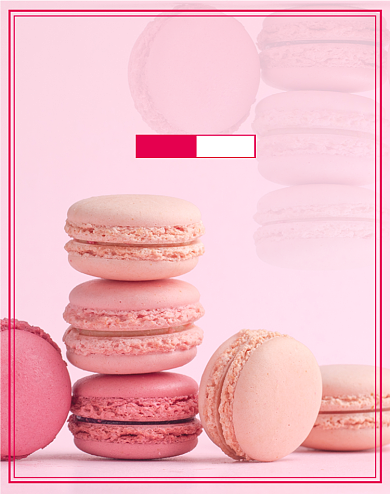 马卡龙鲜奶蛋糕促销海报背景