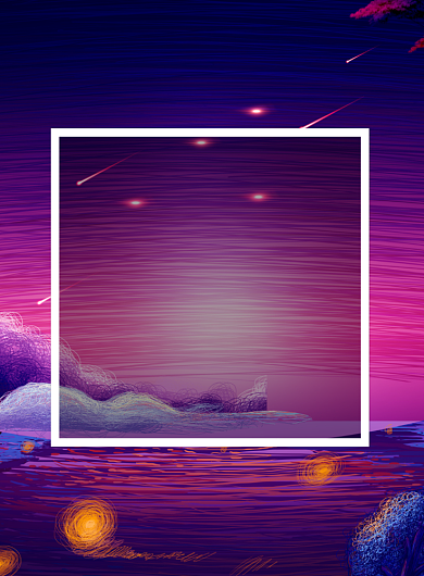 创意色彩绘画作品艺术画作画展宣传海报背景
