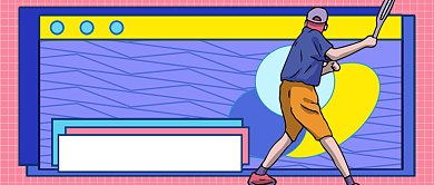 运动狂人打卡青春新姿势公众号首图背景