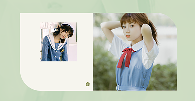 森系女装上新淘宝电商横版图背景