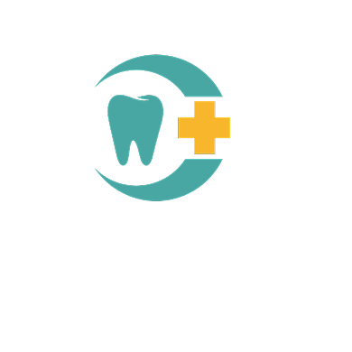 LOGO蓝色扁平牙医医院背景