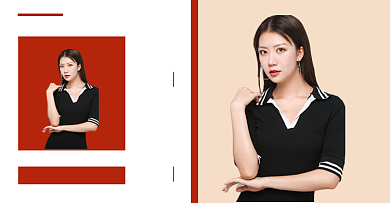 服装女装秋冬上新活动海报背景