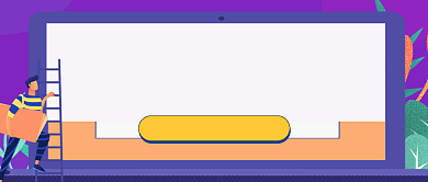 紫色卡通手绘热点早知道公众号首图背景