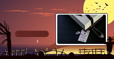 万圣节淘宝电商横版海报图背景