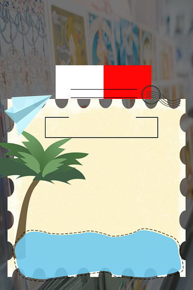 办公文具类明信片类写信主图背景