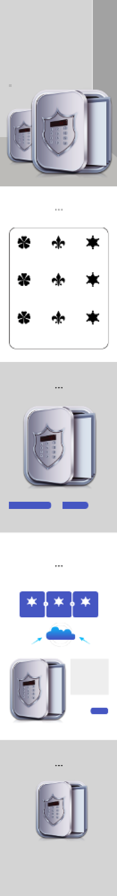 保险柜保险箱家具日用详情页背景