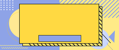 几何简约孟菲斯跳槽招聘公众号首图背景