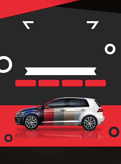 汽车保险服务宣传印刷海报背景